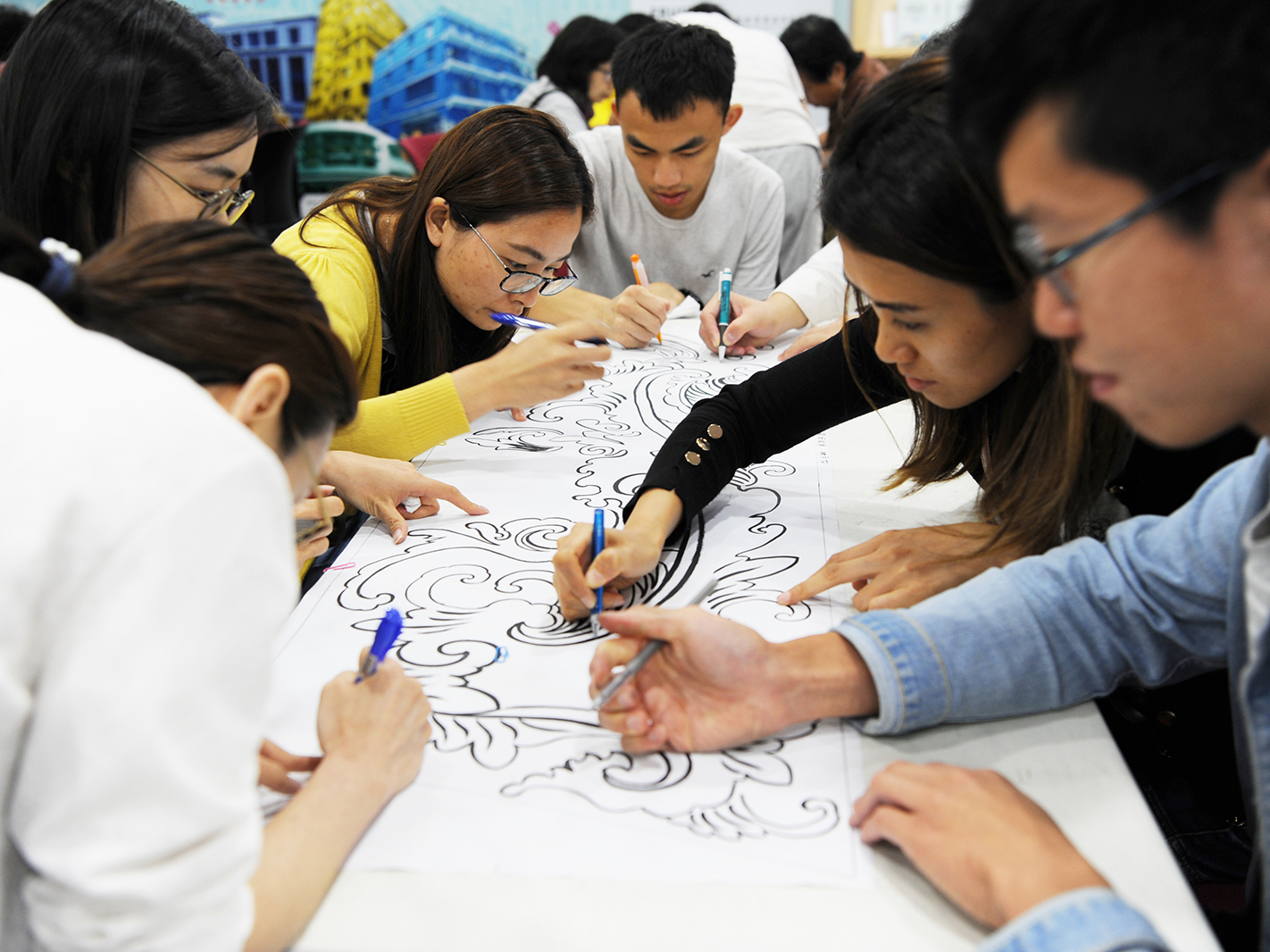 Leafy Mouldings On Gable Walls Workshop